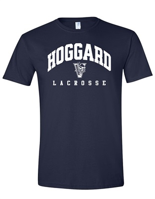 Hoggard Lacrosse Navy Soft Style Cotton T - Orders due  Thursday, February 29, 2024